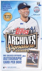 2022 Topps Archives Signature Series MLB Baseball Hobby Box - Retired Player Edition